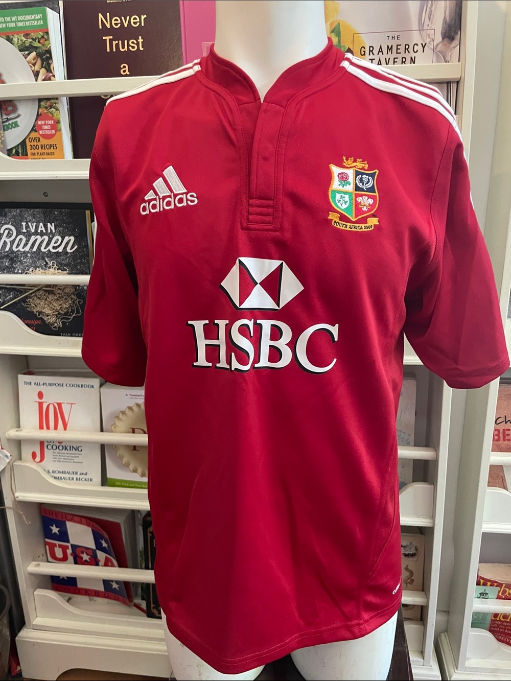 adidas Lions Rugby Union with Team Crest and HSBC Logo circa 2009